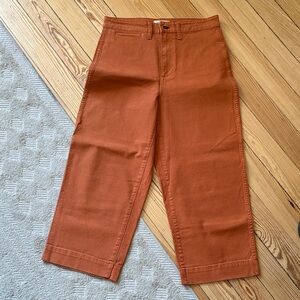 Madewell Curvy Slim Emmett Wide Leg Pant